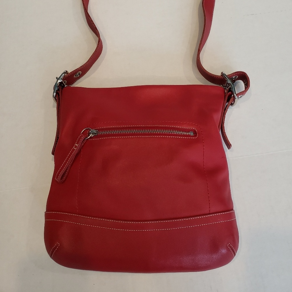 Coach Leather Shoulder Bag